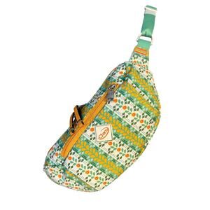 Chaco Mint Green Yellow Floral Sling Waist Fanny Pack Crossbody Hip Belt Bag